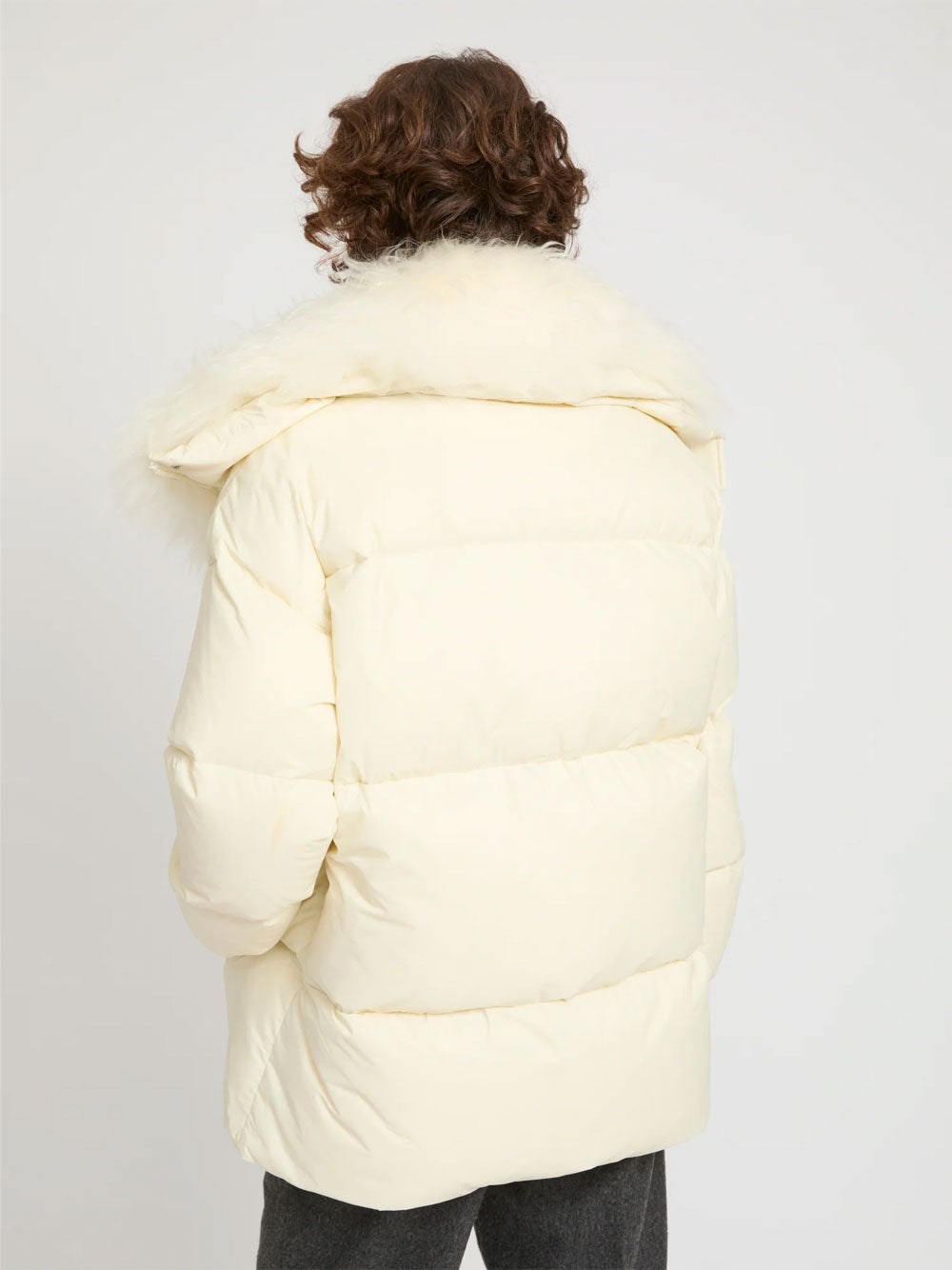 Yves Salomon Down jackets - Nude & Neutrals | b2337d56b16a96a28b276b735753e6e3e8b0d024