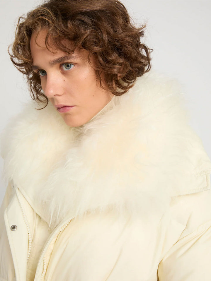 Yves Salomon Down jackets - Nude & Neutrals | 60c56bef0f26bf085d564e22a6e0032452a12bf9