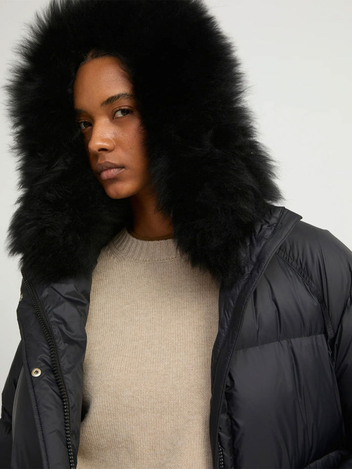 Yves Salomon Down jackets - Black | f3f90e2e25f9cfe2546f7d67153e0bf8f279354e