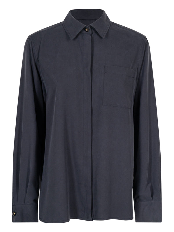 Silk Canvas Shirt