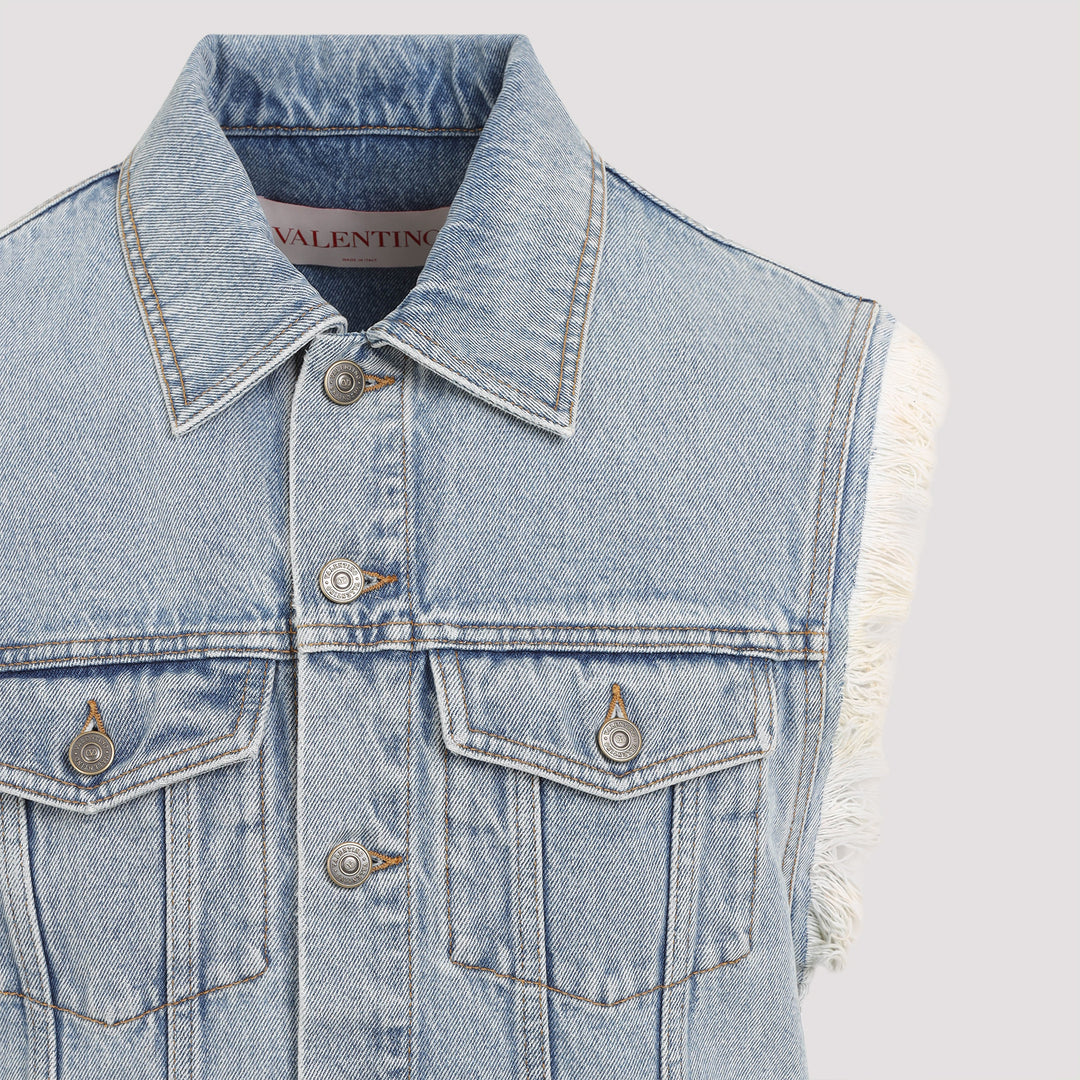 Valentino Waistcoat & gilet - Blue | 99db350ff5931d873443f06e534f283af1a991e0