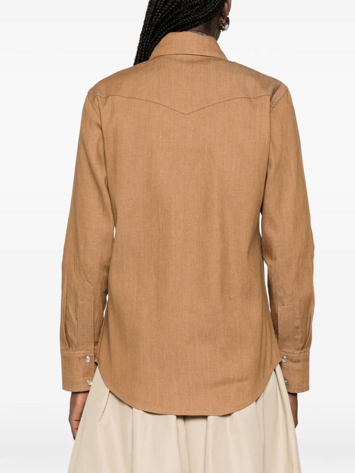 A.P.C. Denim&leather - Brown | 59a9a2f3172ad79d587ac5988b046104b63b2ca6