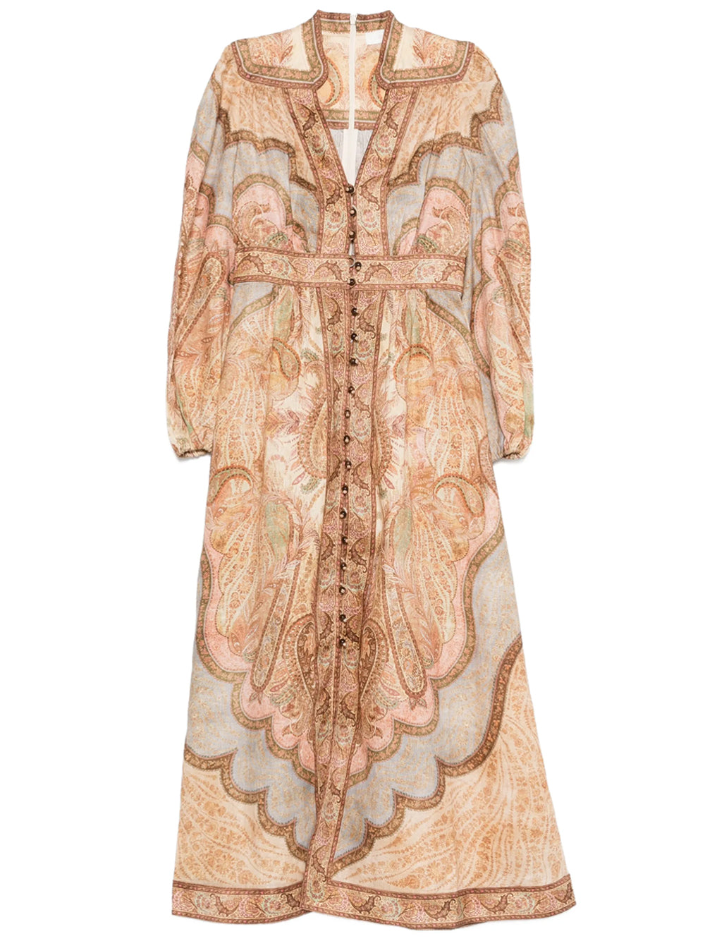 Zimmermann Midi dresses - Nude & Neutrals | b49403b36c7e0bf91a3342de7a186b982eb0eb66