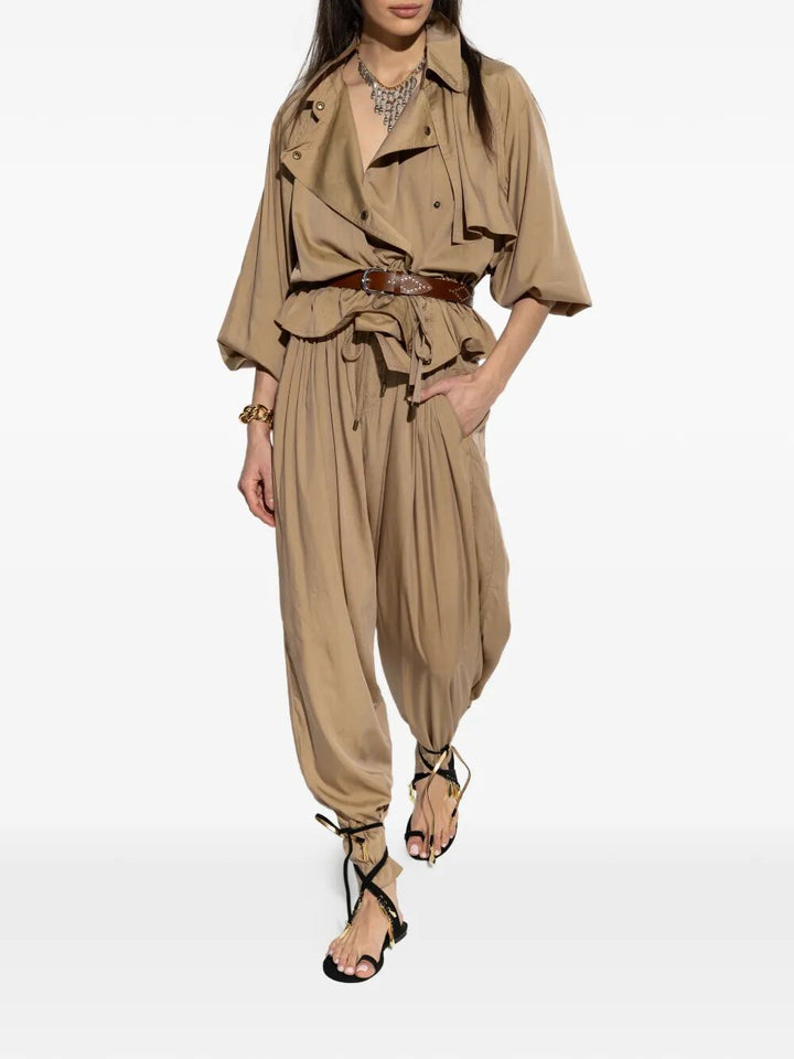 Isabel Marant Cropped - Brown | 1890a2c56763baf8154bd4f5ee84f2ed12db6f22