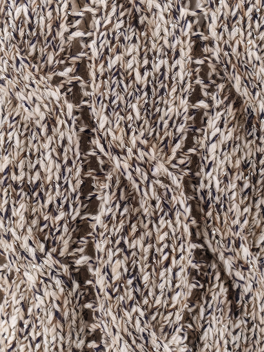 Brunello Cucinelli Sweaters - PANAMA/BLU/MARRONE+QUARZO | 01711690ba79fb87db699bdd73ad8d11f01fe4b8