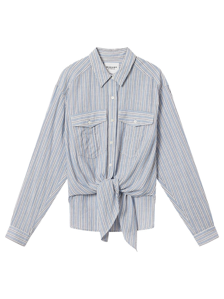 Marant ÉToile Striped - Blue | 09ee4d7143cbdd708afa415dde3ac978d4ae9b5c