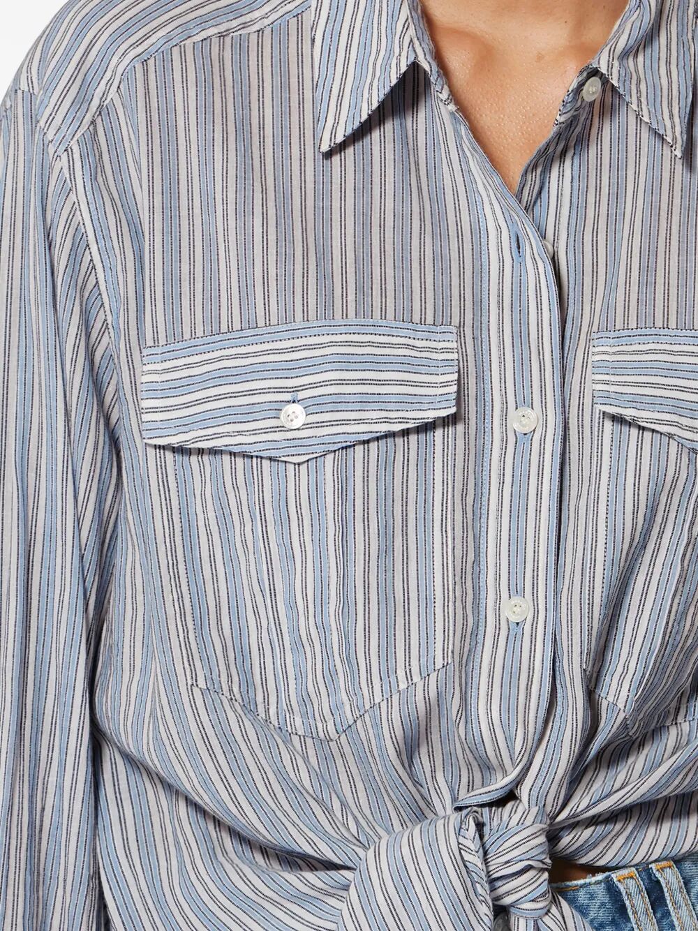 Marant ÉToile Striped - Blue | 357752878460055794e8dad55d7eaf40d9e2b301