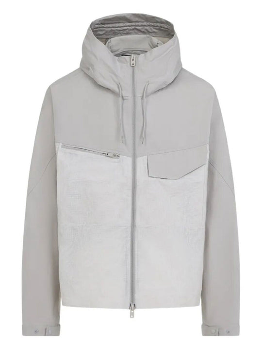 Panelled Hooded Jacket