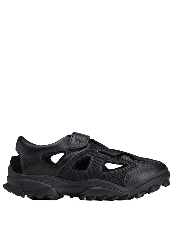 Y-3 Gsg9 Leather And Mesh Sandals