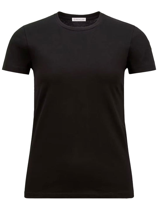 Logo Patch Cotton Jersey T-Shirt