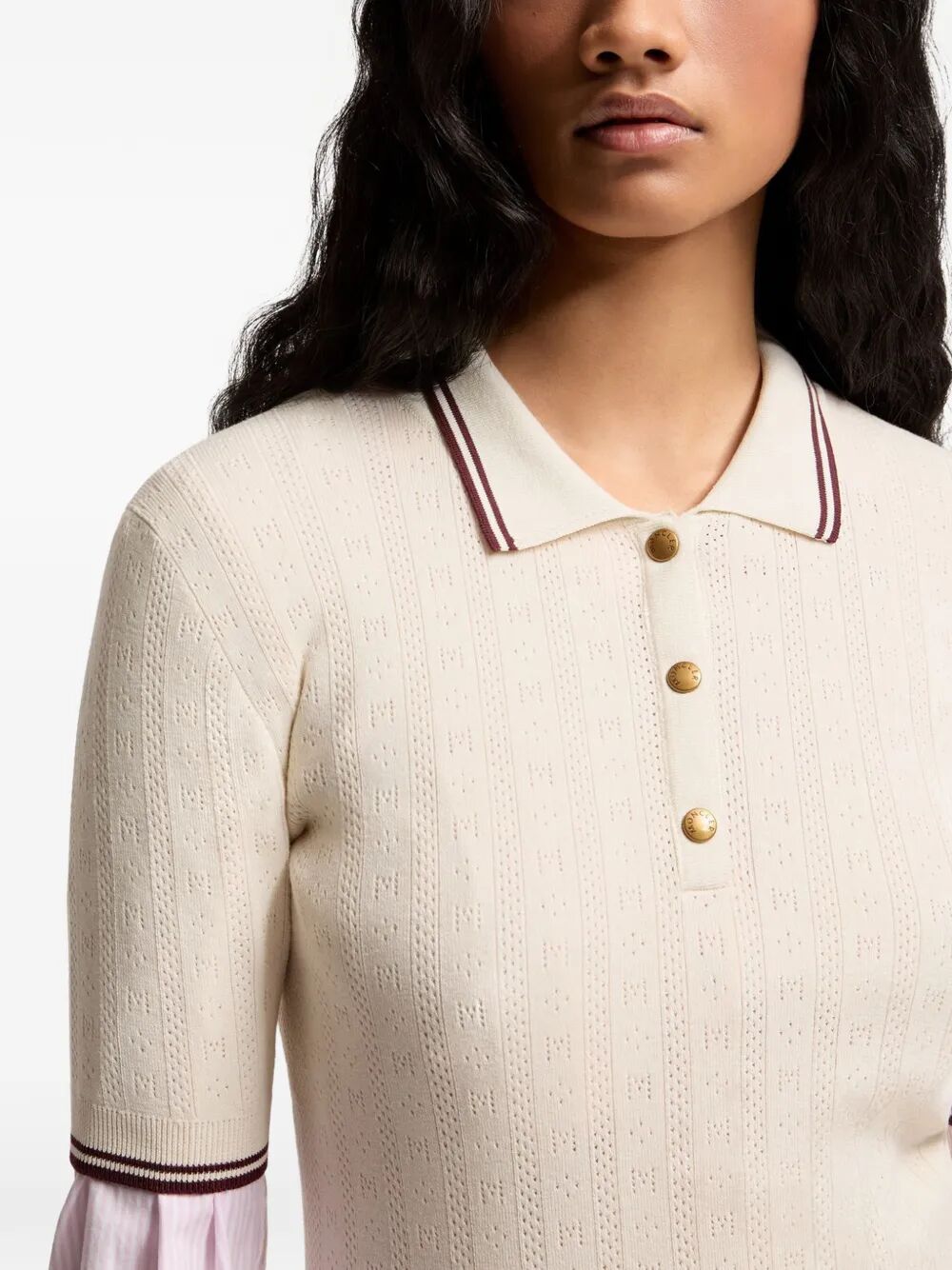 Moncler Polo - Nude & Neutrals | 6dc0cdb5bde7e104c471718fe0daa71071f5ebda