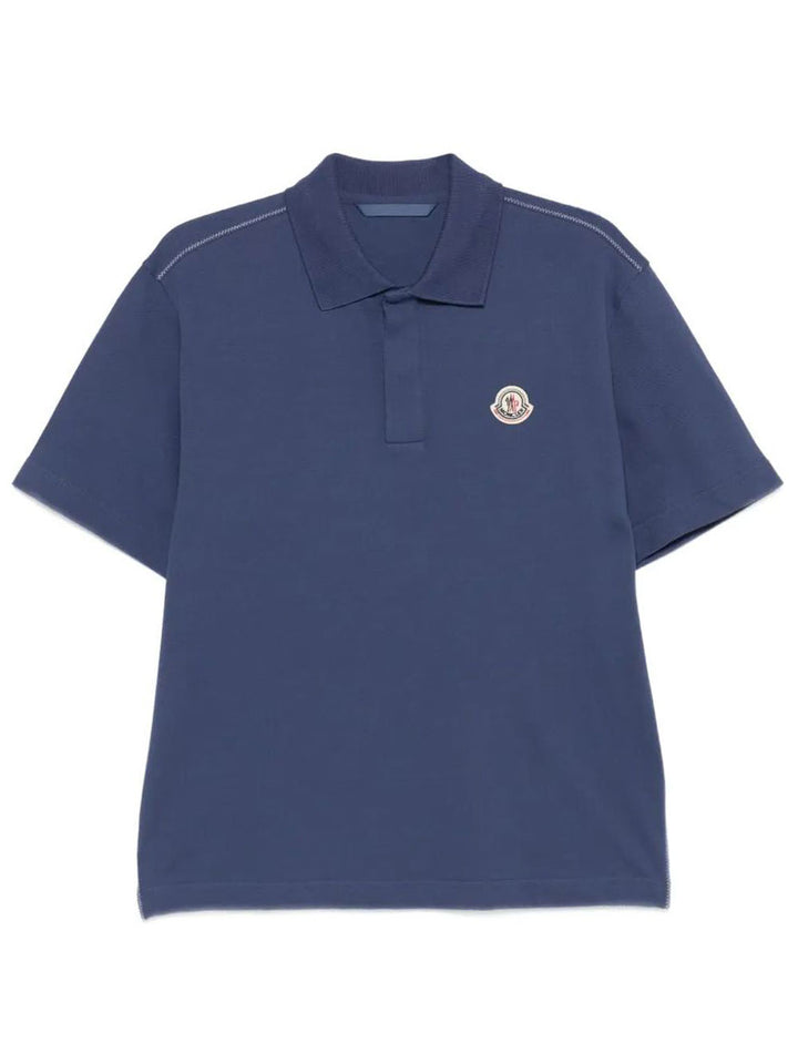 Moncler Polo - Blue | c6c4da0a8ca5788f7cb28e190553b61bdd379235