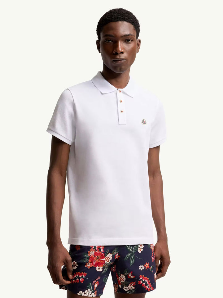 Moncler Polo - White | 044713213e19cb1d3acda40f54a968347d7f3bcd