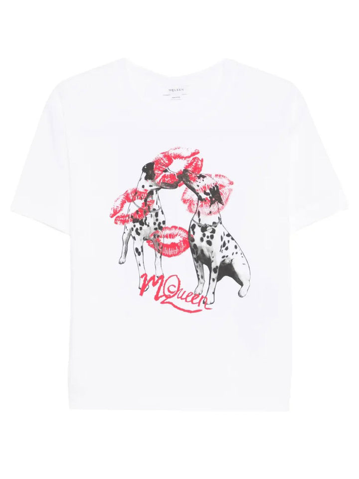 Alexander Mcqueen T-shirts - White | 0b30f454f3b5b004a6be1526e4bcabdca043a891