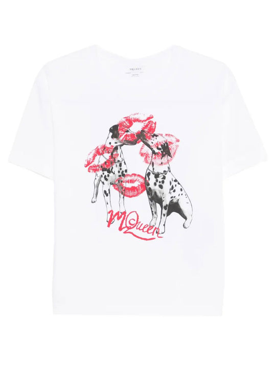 Dalmatian-Print Cotton T-Shirt