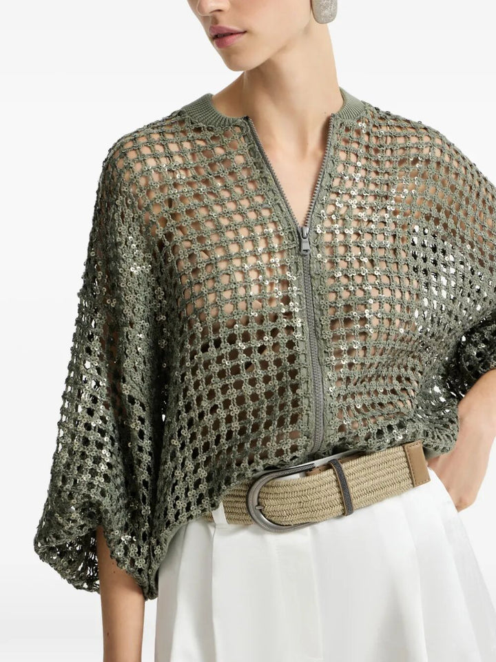 Brunello Cucinelli Cardigan - Green | ea25e72f958cd64db5ae2e88a2cadc45d00cb74a