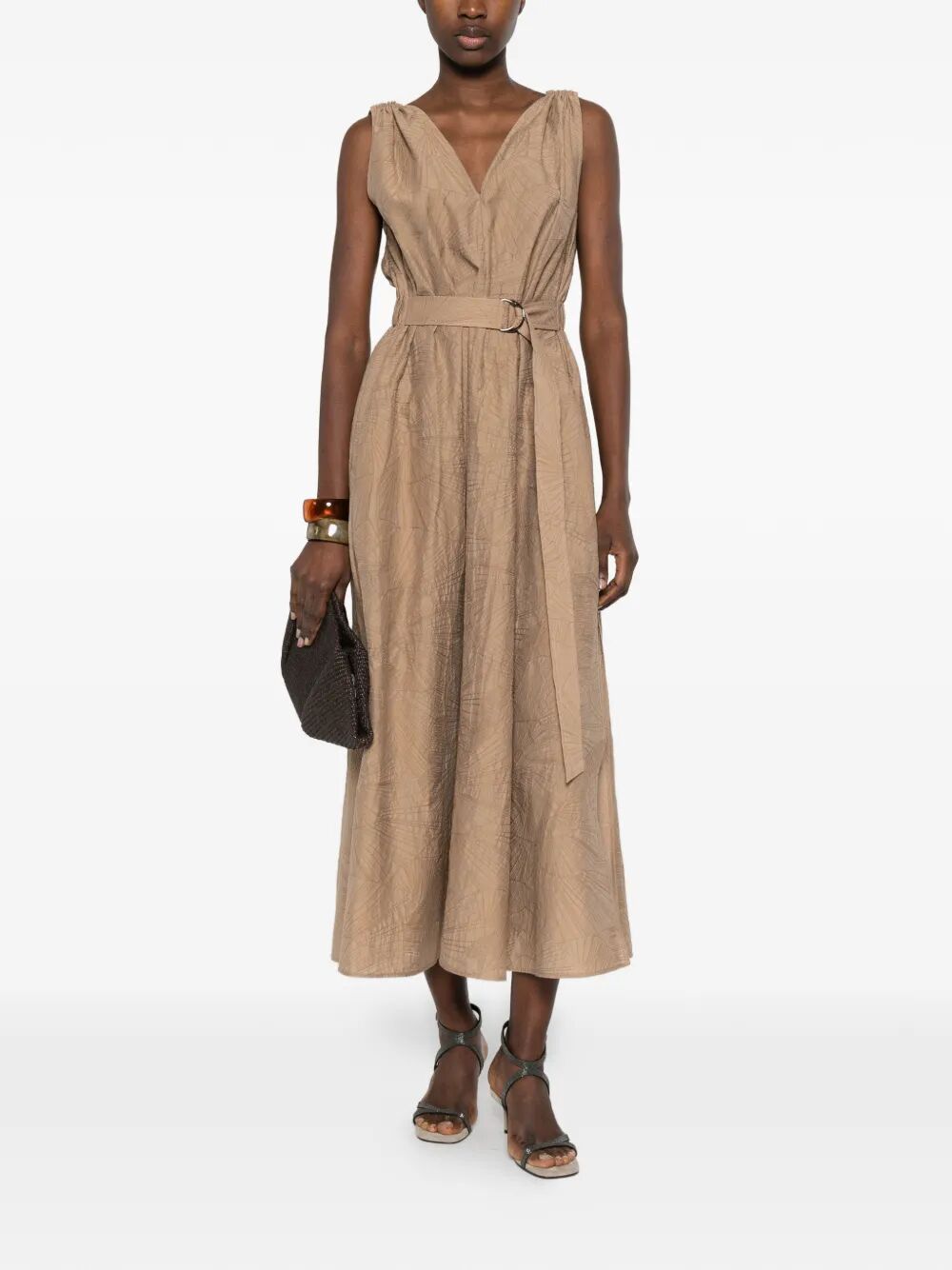 Brunello Cucinelli Midi dresses - Nude & Neutrals | cfb7e792a1f3cbfc4f94005838180dbf33981725