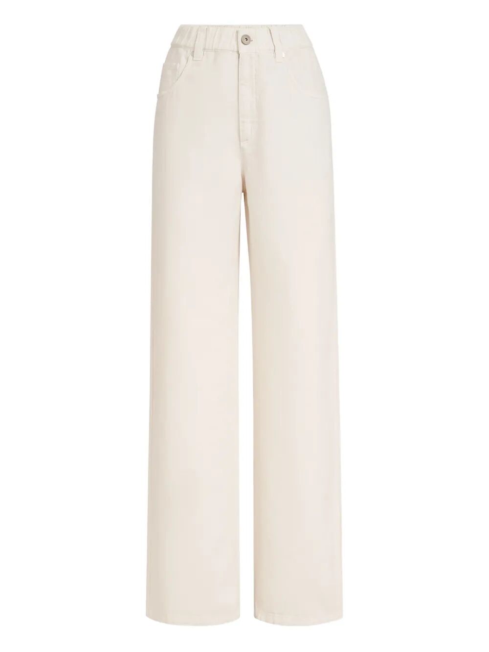 Brunello Cucinelli Wide leg - Nude & Neutrals | 847ba075c3bdf3d9a499aed02ccc3840d931e5e7