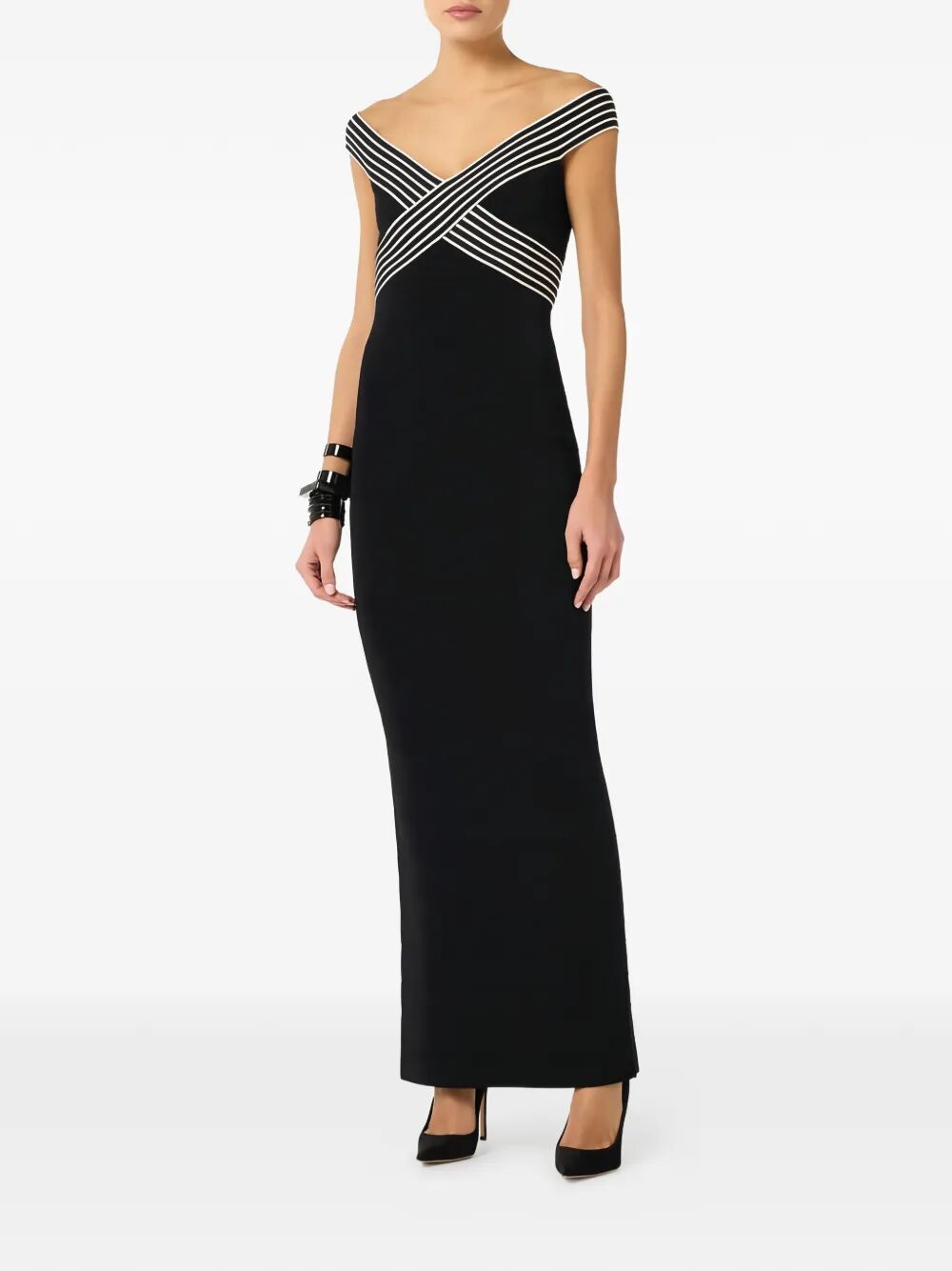 Elisabetta Franchi Long dresses - Black | 27e97e96564124973c975eeab9f0a04b8292692a