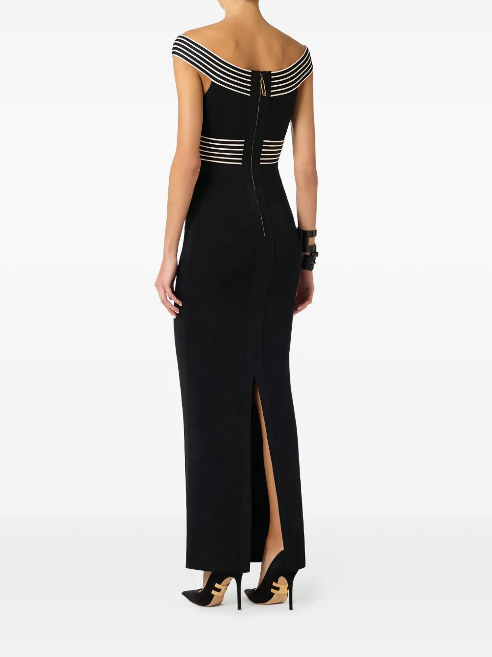 Elisabetta Franchi Long dresses - Black | 99560509b483cc96556c527539c77de6e4ad192f