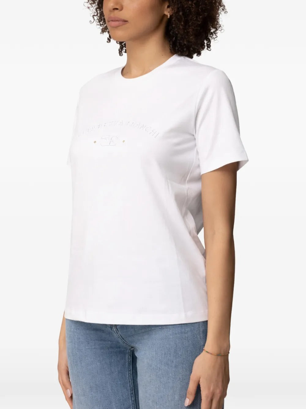 Elisabetta Franchi T-shirts - White | f09e90e22264447c9147e9326fb2e1e495ff0fbd