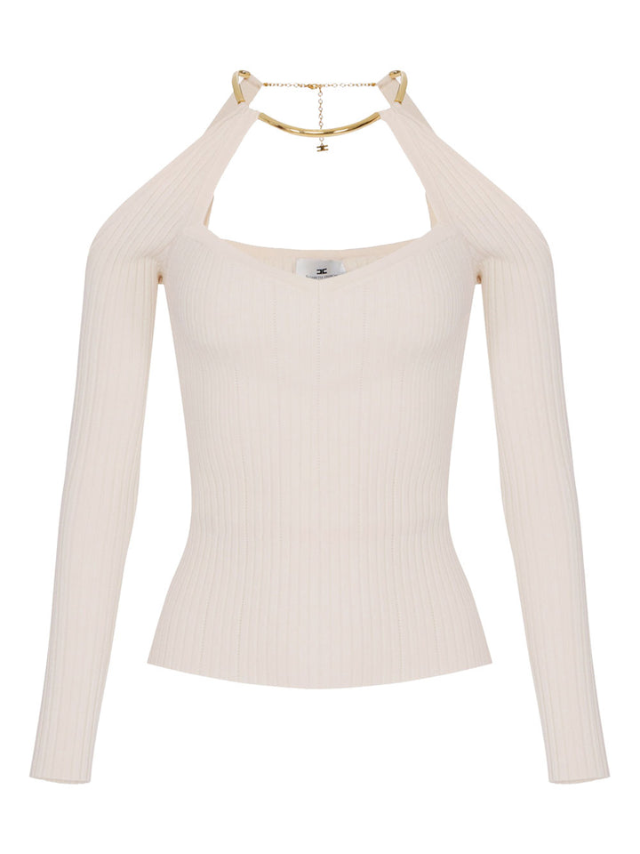 Elisabetta Franchi Top - White | 2bde349f4f248a935ed6f07de84c897677062e78