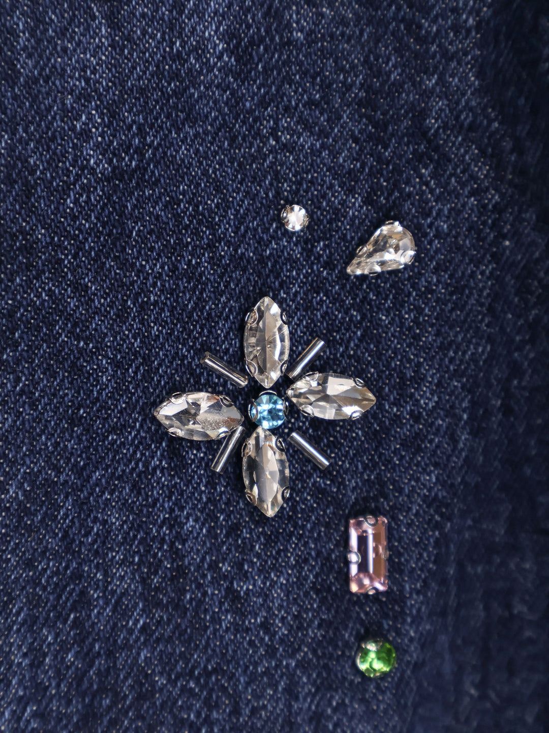 Self Portrait Jeans - Blue and green | 80a06db852f0d51895e86fd273e338d4094796e8