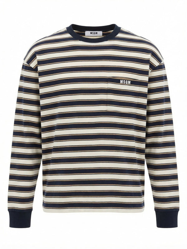 Long-Sleeved Striped T-Shirt