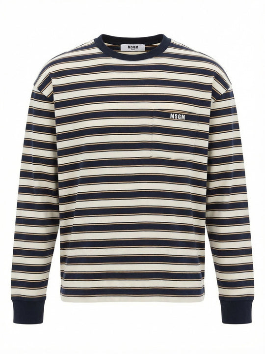 Long-Sleeved Striped T-Shirt