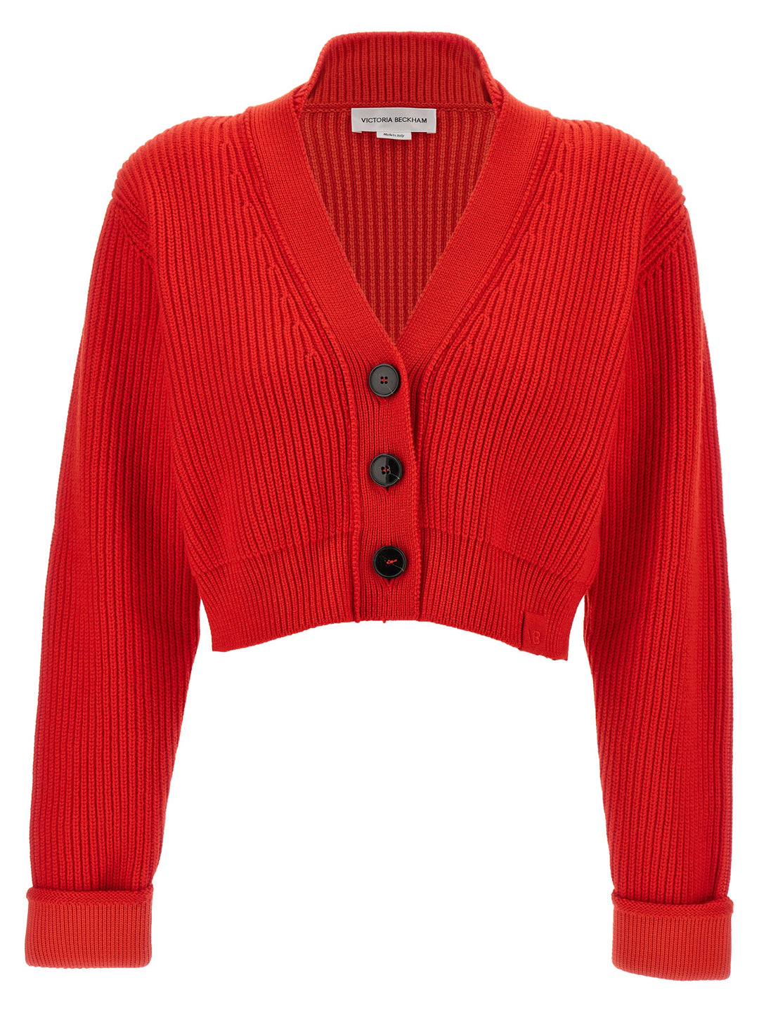 Cropped Cardigan Sweater, Cardigans Red