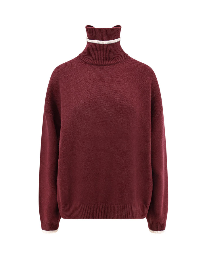 Brunello Cucinelli Sweaters - AMARANTO+PIGNA+PANAMA | 5eb7f583201812dc47a4560fbf03ddbe8475ef4b