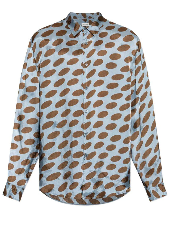 Dries Van Noten Shirts - Grey | dcd76ef071d9ab9a3418b7458ce94436639644b1