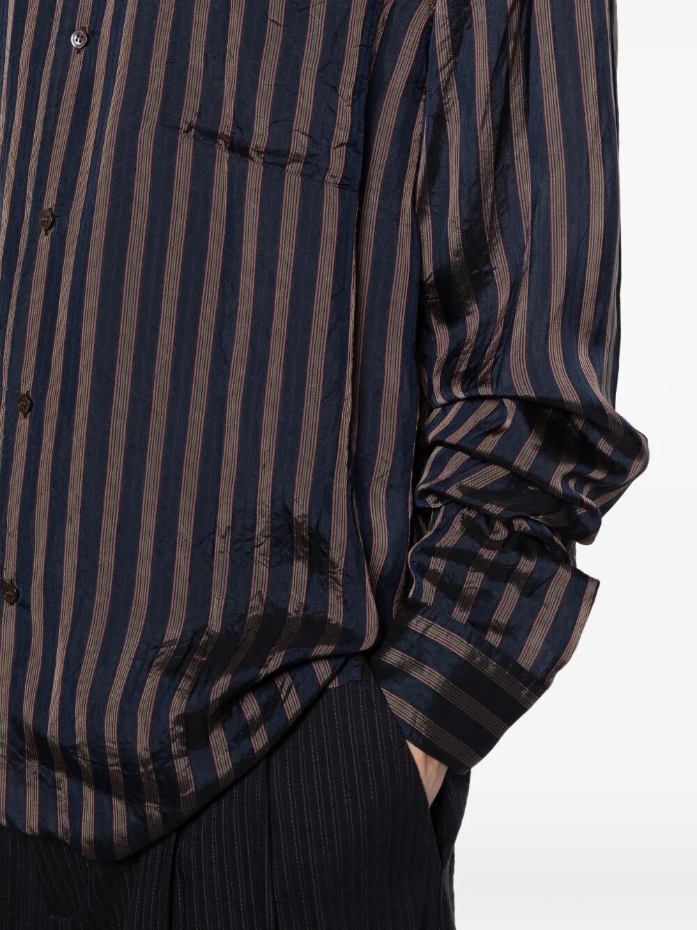 Dries Van Noten Striped - Blue | 101cc3e559091189c1e30d79d6f0d4c3544b0133