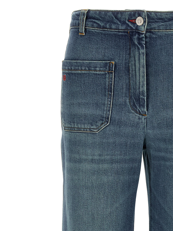Victoria Beckham Alina Jeans - Light Blue | ed317d0a51e80212147d798ecd5100a4afee1ac2