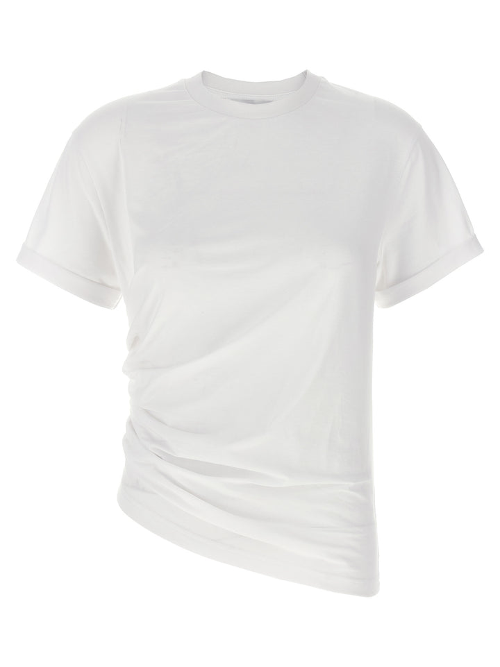 Victoria Beckham Gaathered T-shirt - White | 523c2f8fb12f3c116c71be515b430b0ee5e498e2