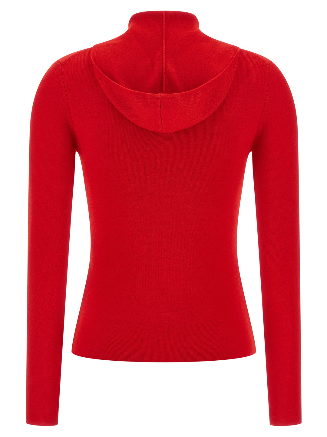 Victoria Beckham Hooded Cardigan Sweaters and Cardigans - Red | 666c2eace6fe0d559830af542fb81cb2e1c96560