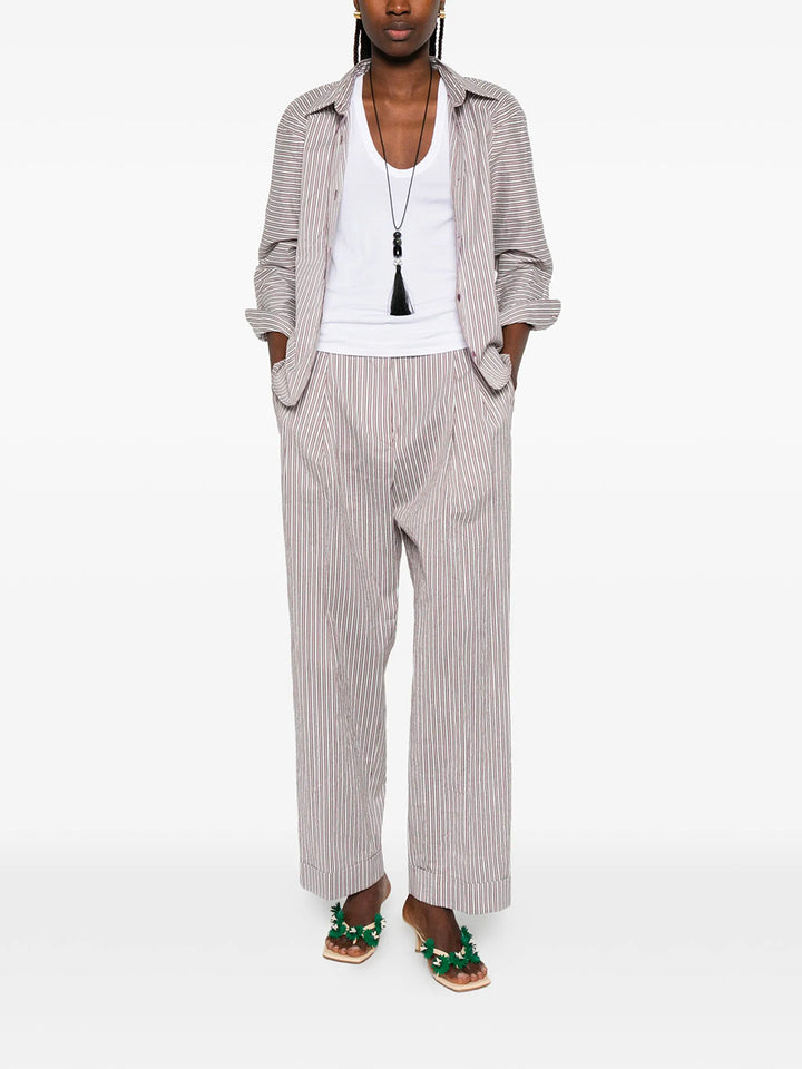 Dries Van Noten PANTALONI - Brown | 16822e1c78a9c83aaa9b036806278a85e23d4387