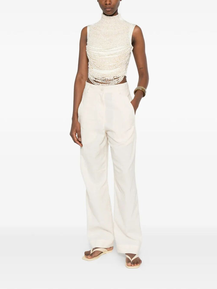 Dries Van Noten Wide leg - Nude & Neutrals | 7c4a46db35647005e624bb8aeec527cf79ef5a98