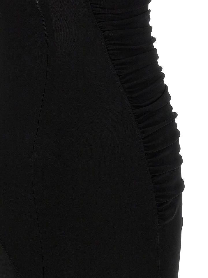 Victoria Beckham Curling Dress Dresses - Black | 7bf89772b96815e6d4e61ac35b730d21553ebcc9
