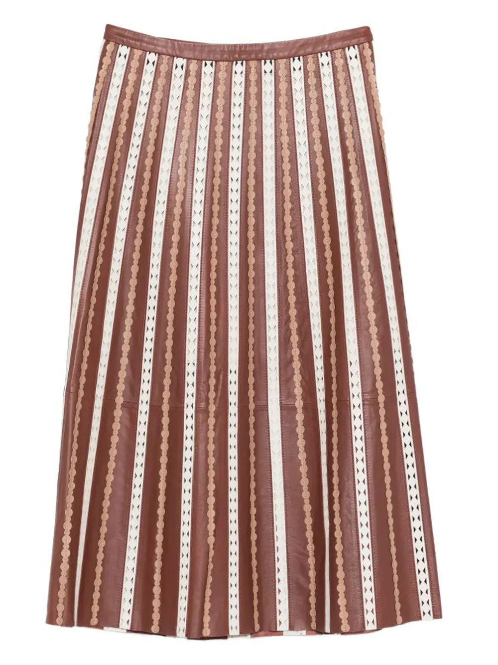 Yves Salomon Midi skirts - Red | 73cf35deb52dfa6879416b5990b58d0ddd47491c