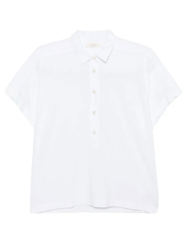 Short-Sleeved Cotton Polo Shirt