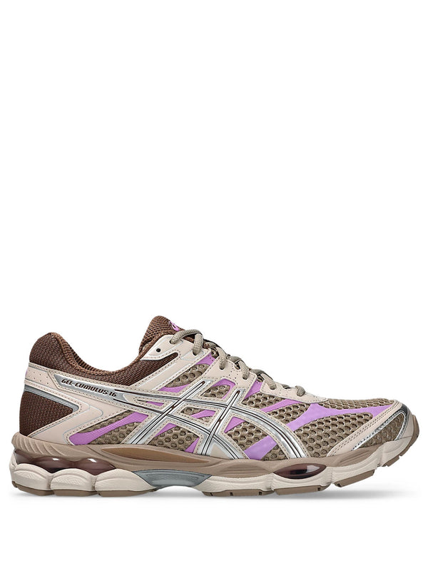 Gel-Cumulus 16 Mesh And Glossy Synthetic Leather Sneakers
