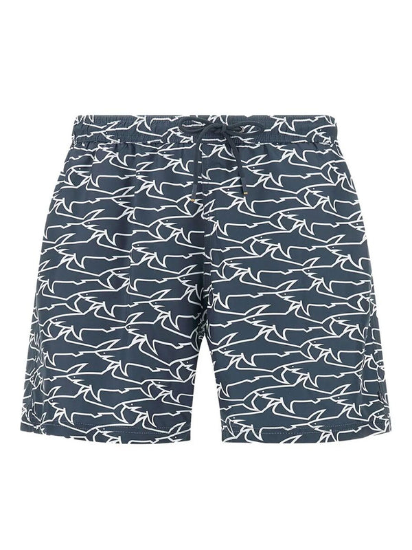 Swimwear Portofino With Iconic Sharks Waves Print