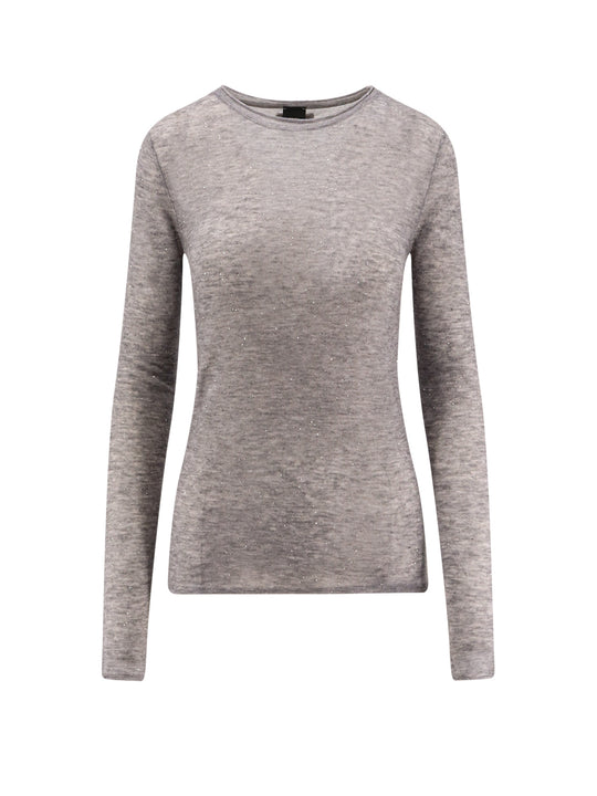 Pico Wool Top With Rhinestones