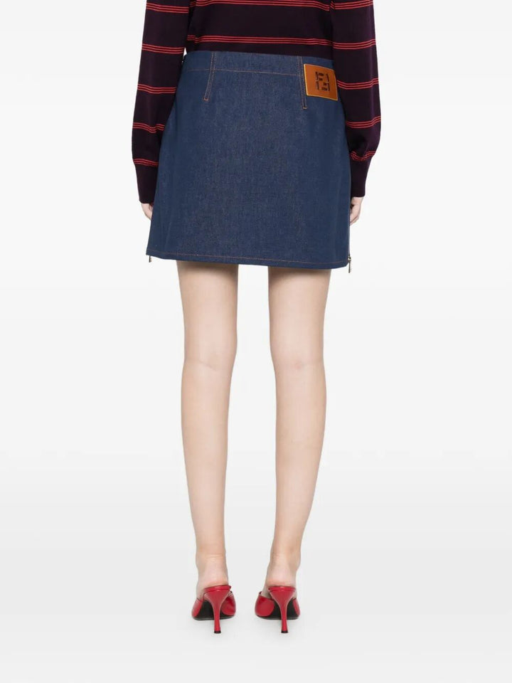 Fendi GONNA - Blue | 5035b80e8d5efa6bbefbe7e4725113b37e936f03