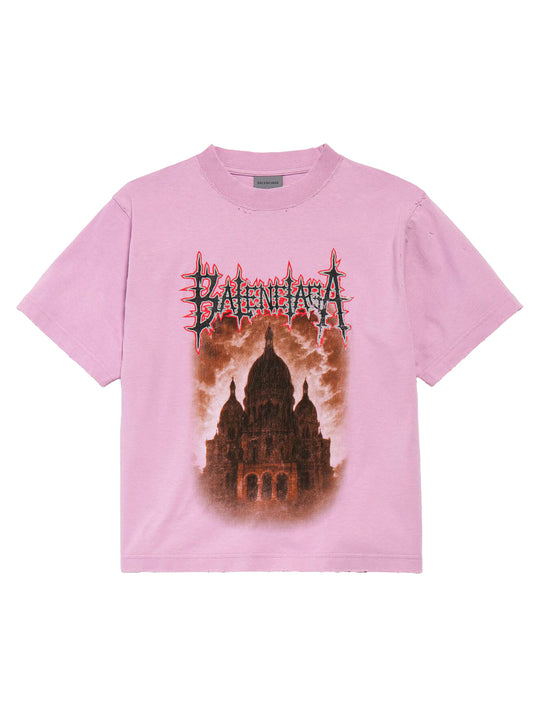 Women`S Balenciaga SacrÉ CŒUr T-Shirt Medium Fit In Black