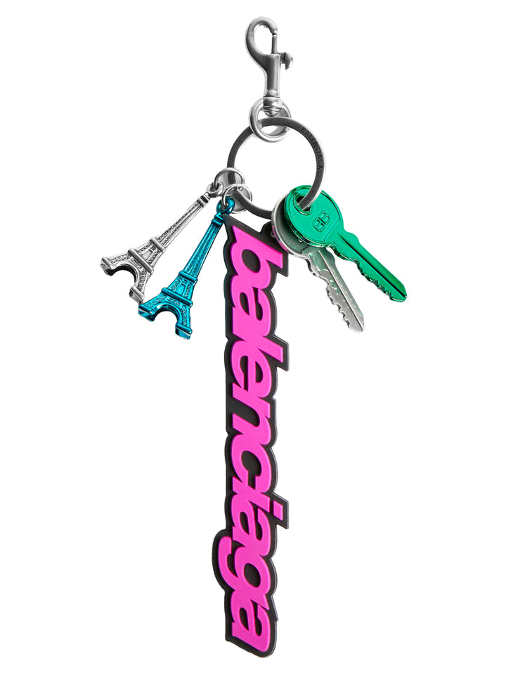 Balenciaga Key ring - Pink & Purple | ffd4678f3e75cc6779401511bba0b584aad3a500