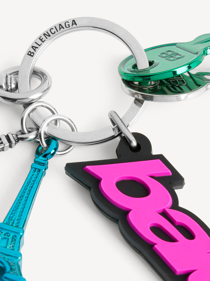 Balenciaga Key ring - Pink & Purple | 443eecd5a2b0b9b4f35a8cd03ba9ac89e6e214dd