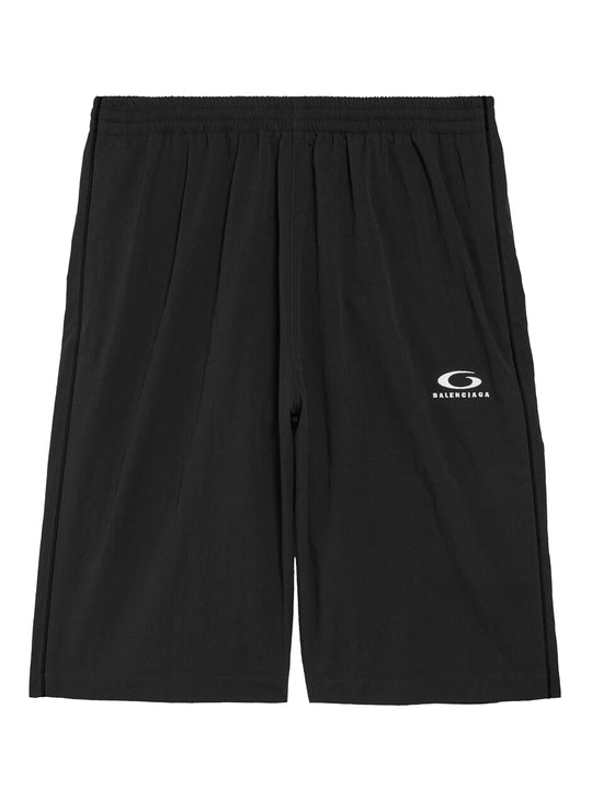 Men`S Tracksuit Shorts In Black