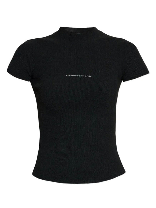 Knit Logo Baby Fit Cotton T-Shirt